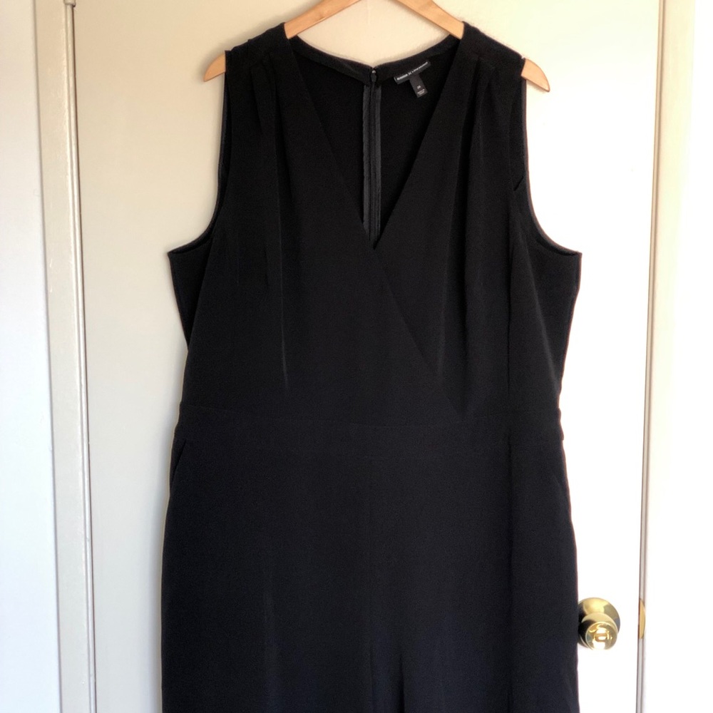 Lane Bryant black pant romper.